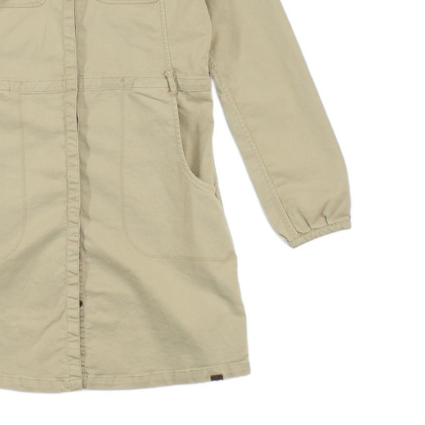 Womens Overcoat Earthkeepers Long Sleeve Canvas