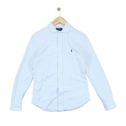 Mens Shirt Stretch Button Up Classic