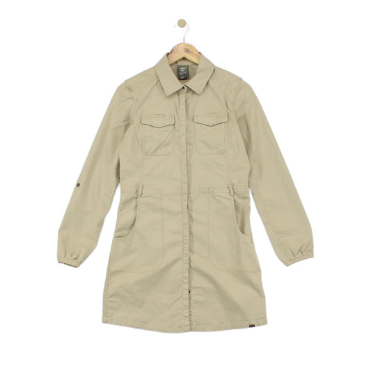 Womens Overcoat Earthkeepers Long Sleeve Canvas