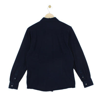 Mens Shirt Slim Long Sleeve Cotton