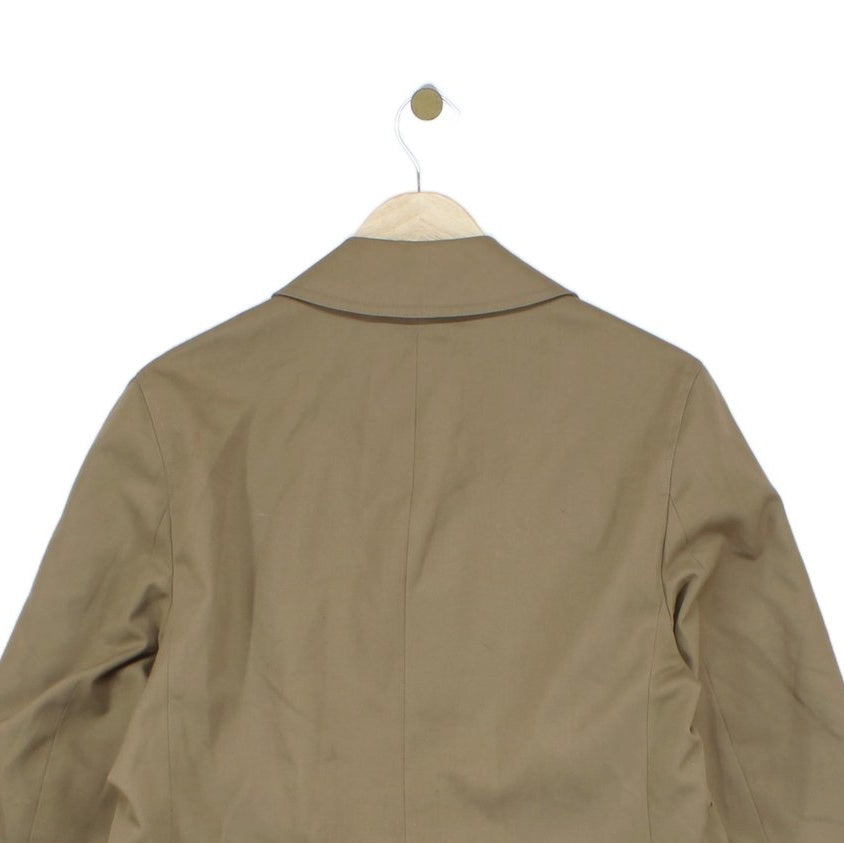 Womens Trench Coat Plaid Lining Classic