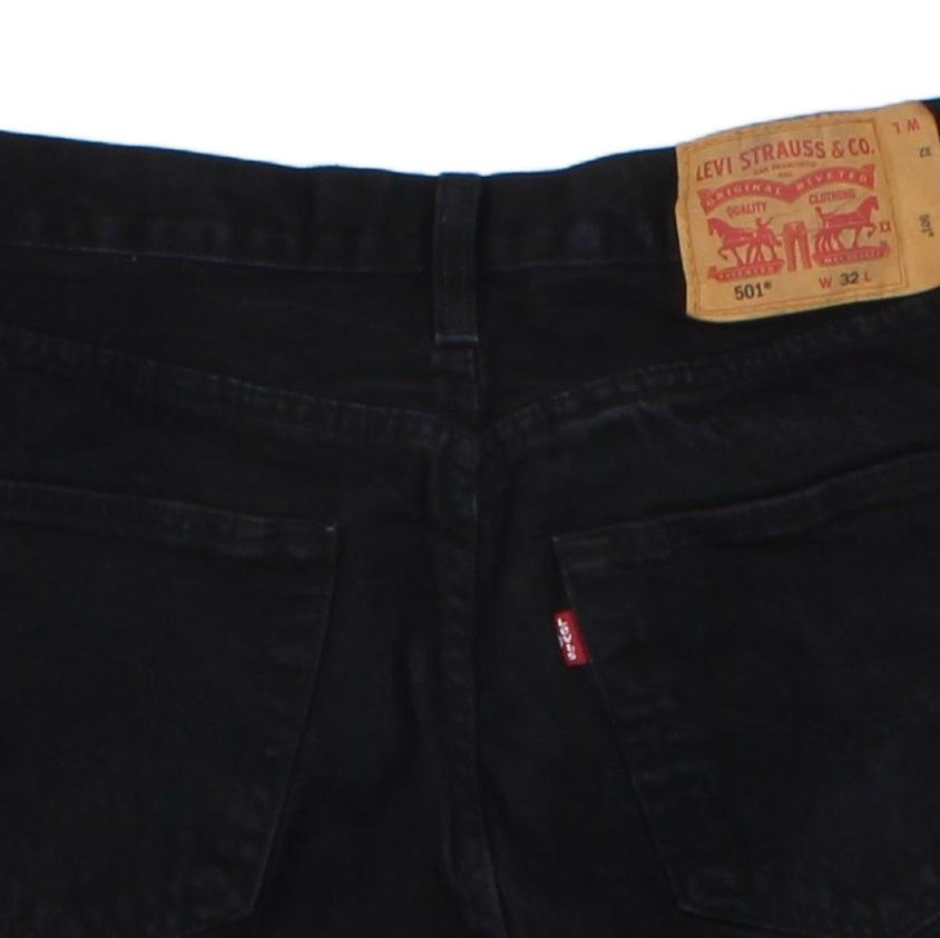 Mens 501 Denim Shorts Button Fly Classic