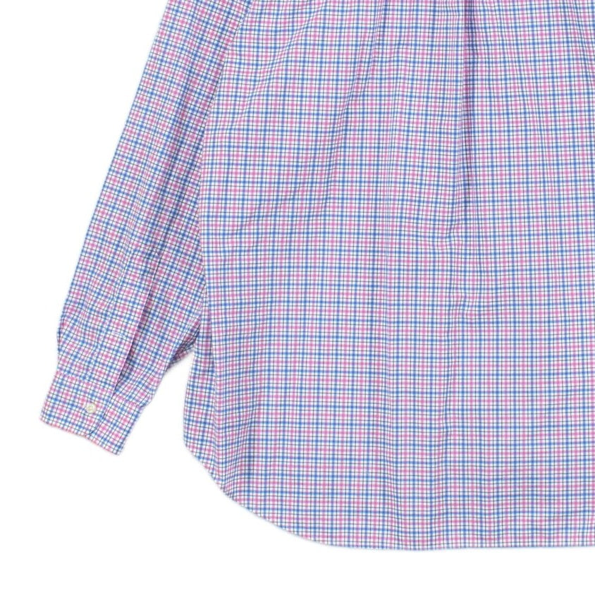 Mens Check Shirt Stretch Button Up
