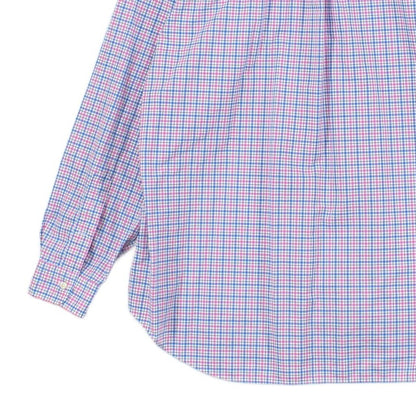 Mens Check Shirt Stretch Button Up