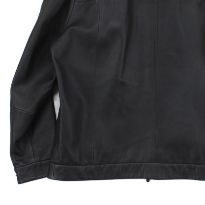 Mens Leather Jacket Full Zip
