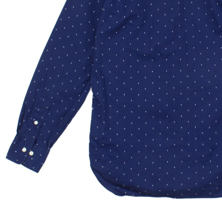 Mens Patterned Shirt Custom Fit Long Sleeve
