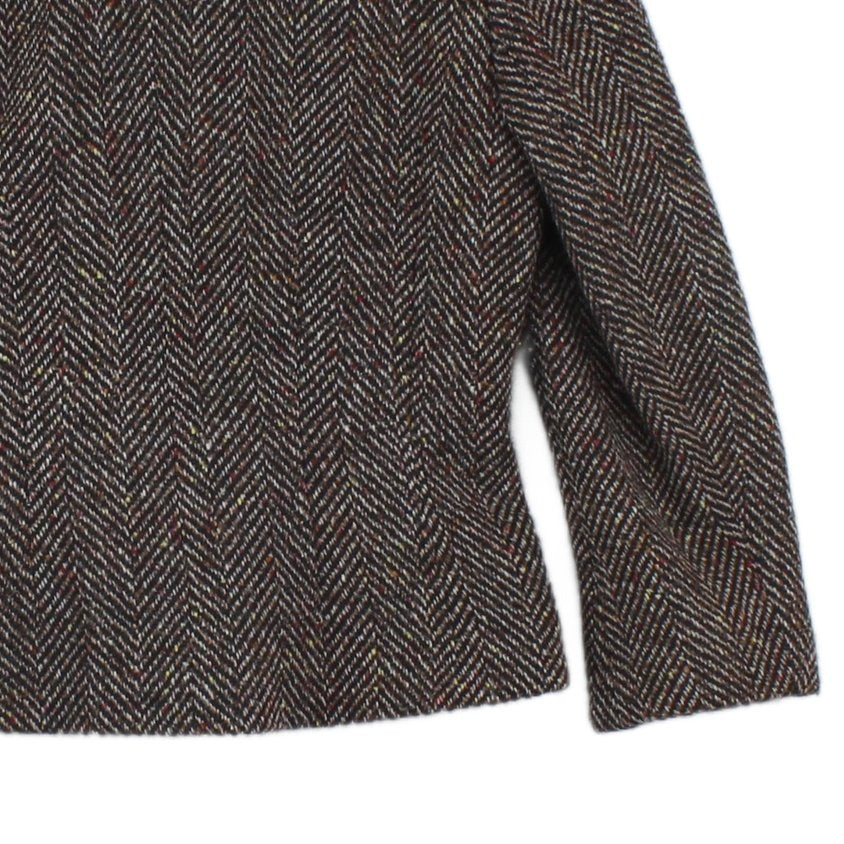 Womens Wool Blazer Floral Embroidered