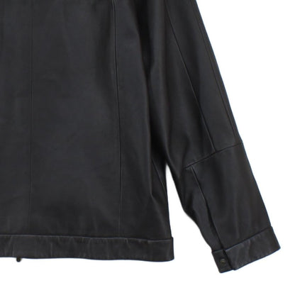 Mens Leather Jacket Full Zip