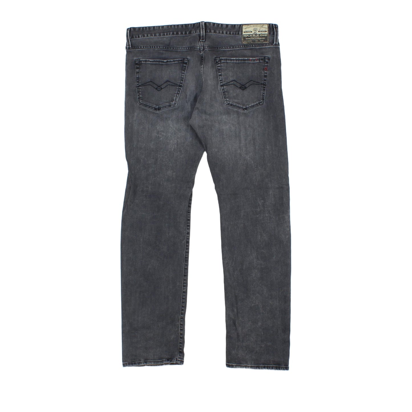Mens Jennon Jeans Button Fly Denim Stretch