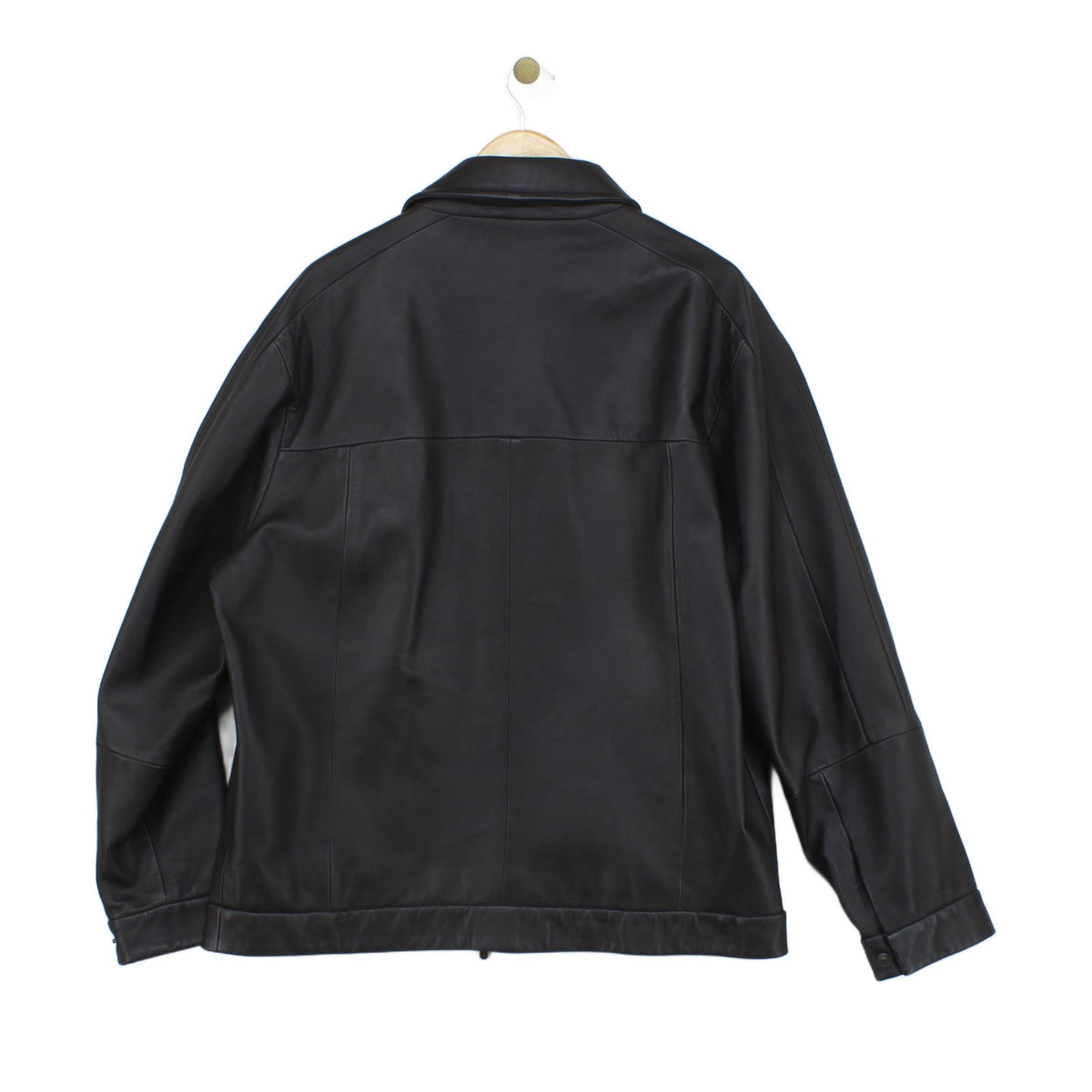 Mens Leather Jacket Full Zip