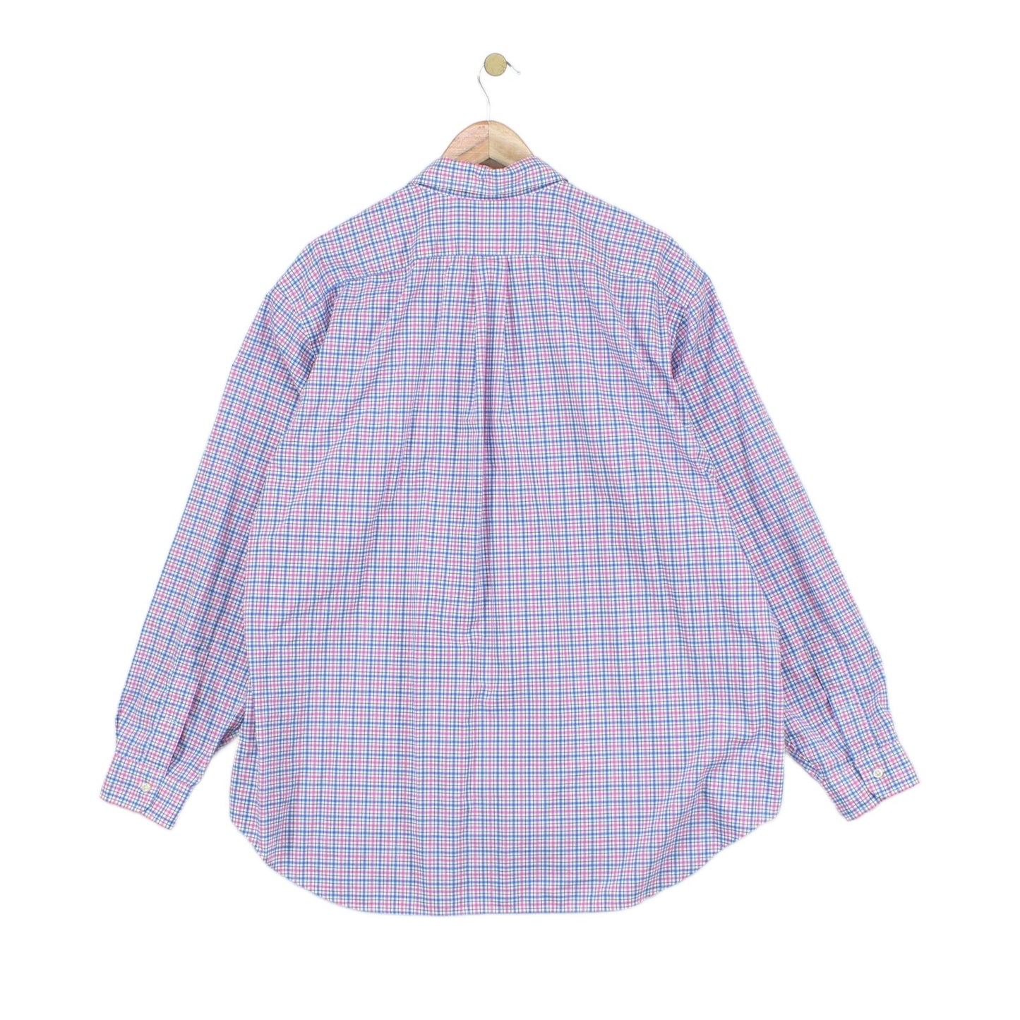 Mens Check Shirt Stretch Button Up