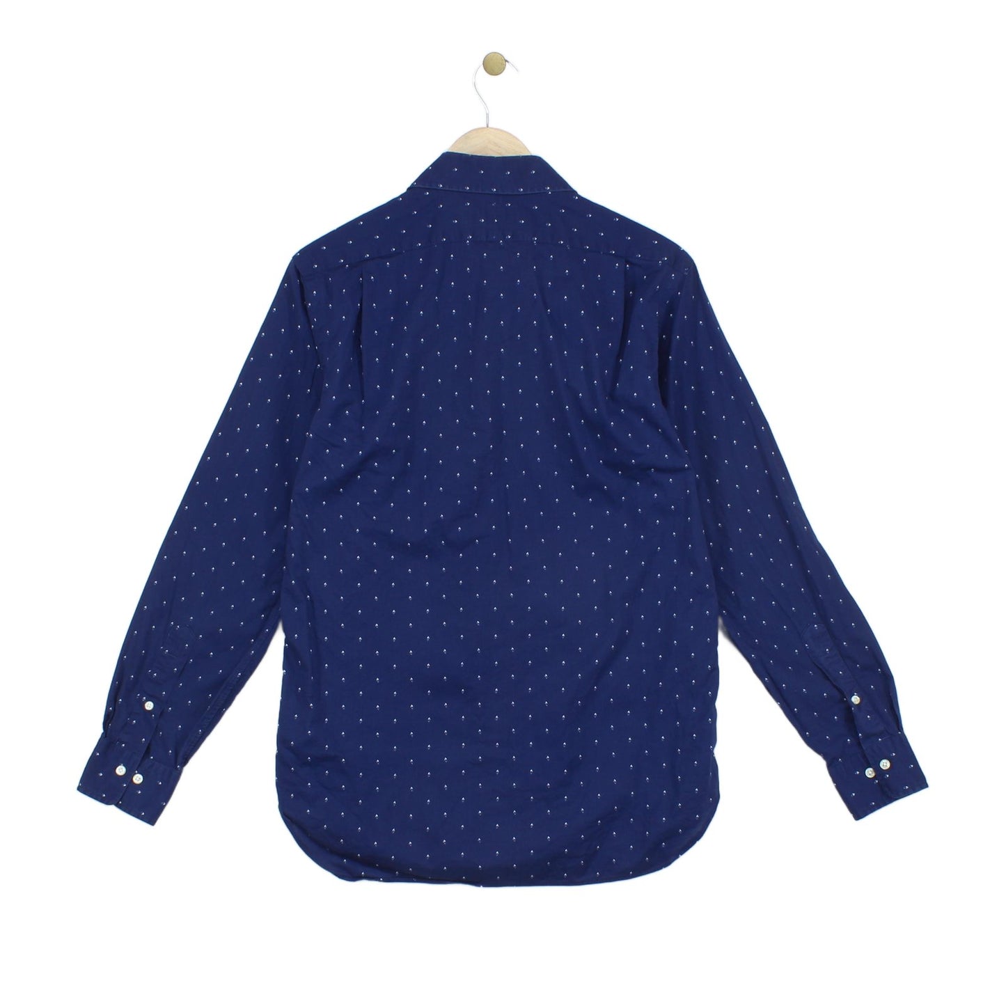 Mens Patterned Shirt Custom Fit Long Sleeve