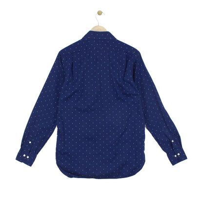 Mens Patterned Shirt Custom Fit Long Sleeve