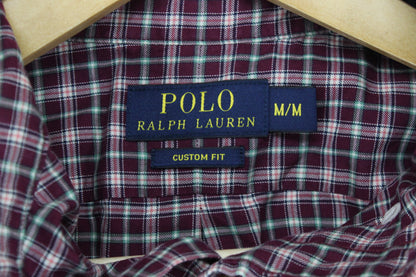 Mens Check Shirt Custom Fit Button Down