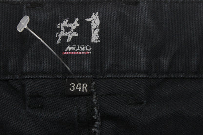 Mens Cargo Trousers Denim Relaxed