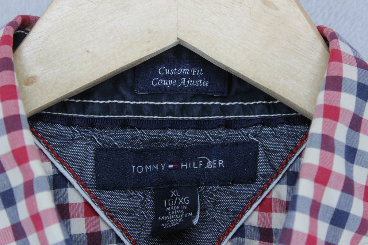 Mens Check Shirt Long Sleeve Snap