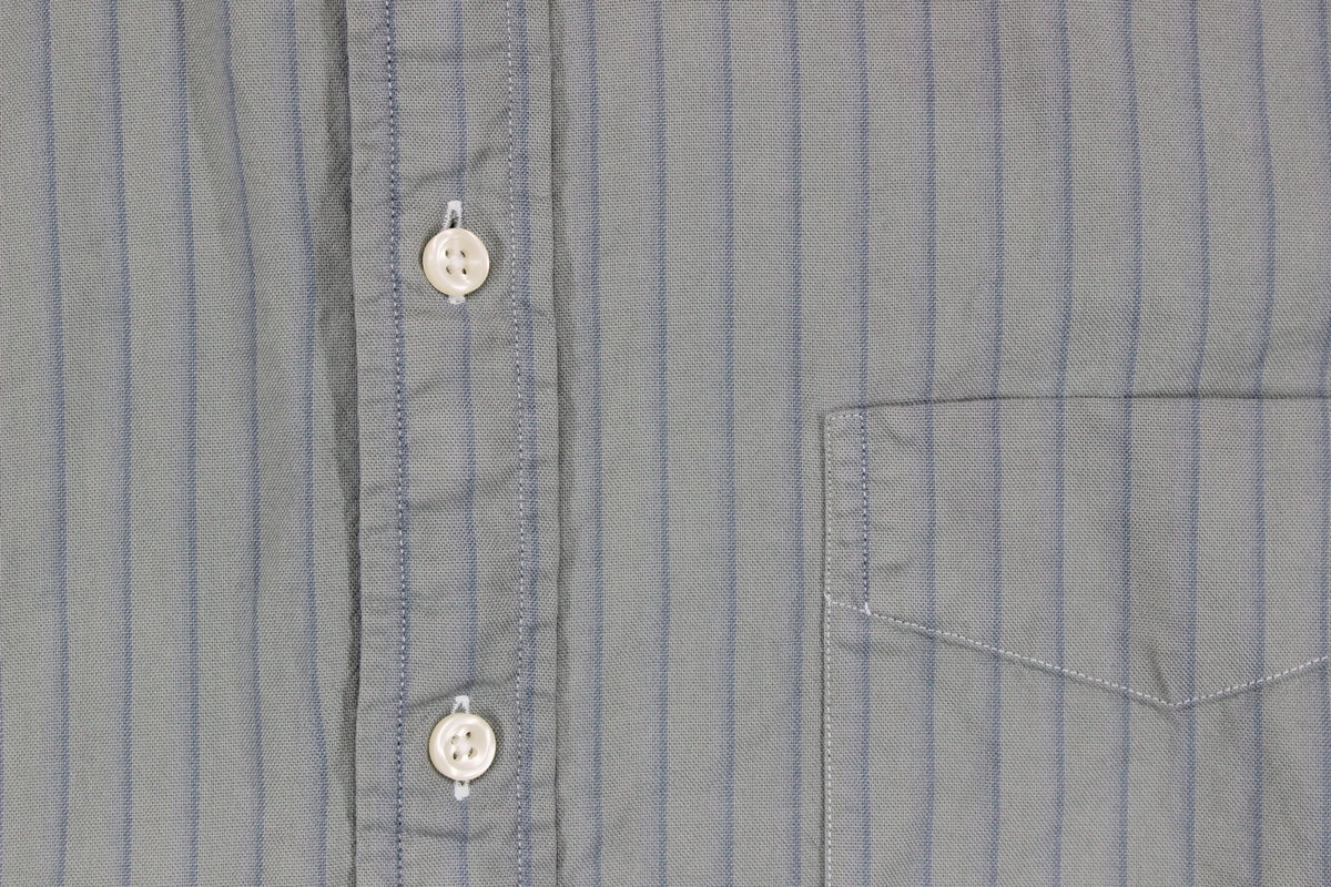 Mens Striped Shirt  Casual Button Down Short Sleeve