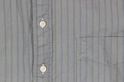 Mens Striped Shirt  Casual Button Down Short Sleeve