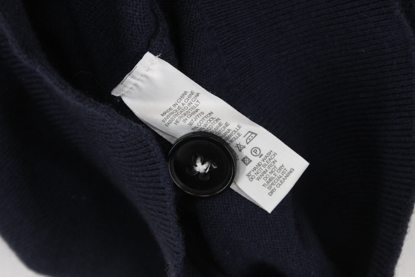 Mens Jumper Crew Neck Knit Cotton Wool