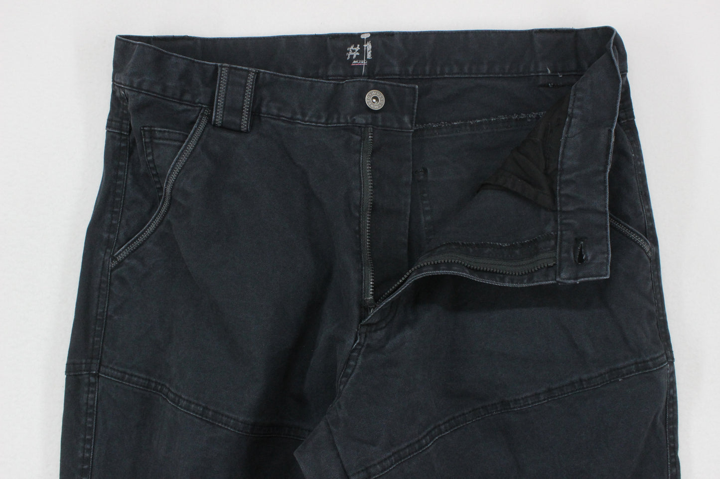 Mens Cargo Trousers Denim Relaxed