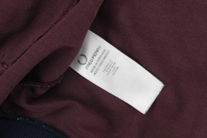 Mens Track Jacket Full Zip Mod 80S Casuals