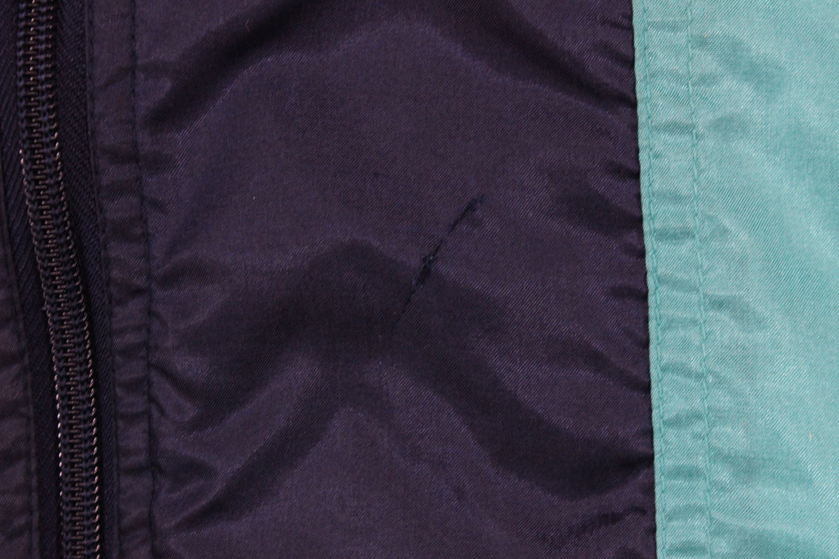 Mens Track Jacket Full Zip Colour Block