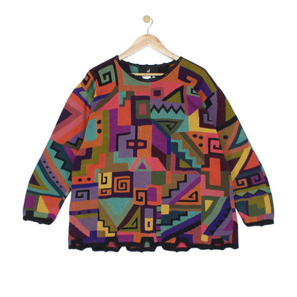 Womens Jumper Geometric