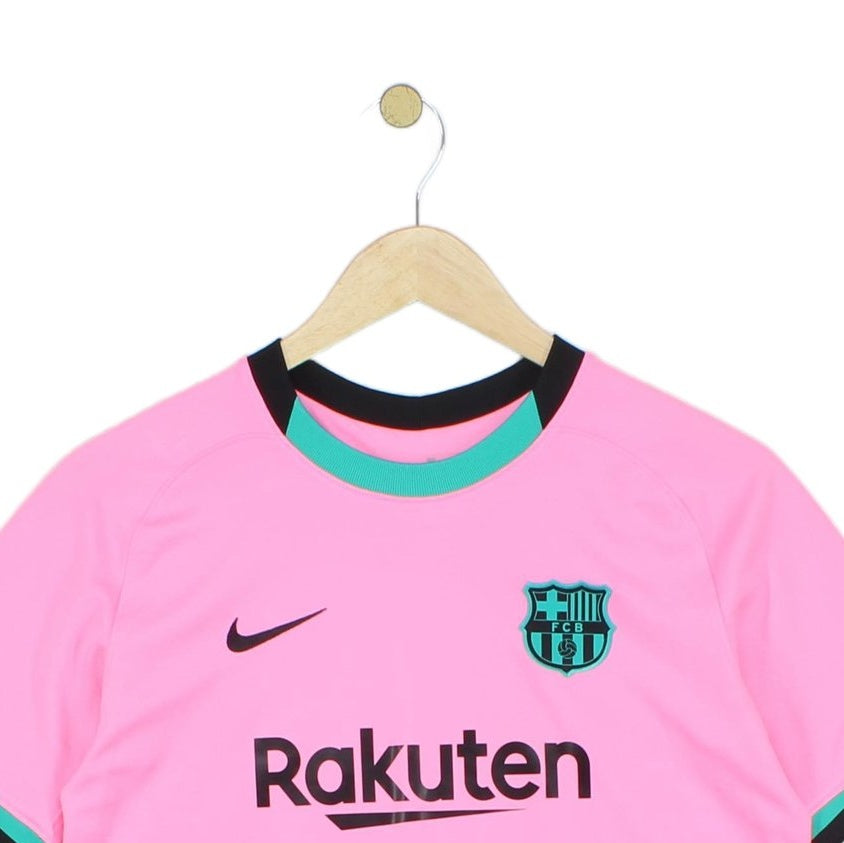 Boys Barcelona 2020-21 Football Shirt Away Jersey Dri Fit