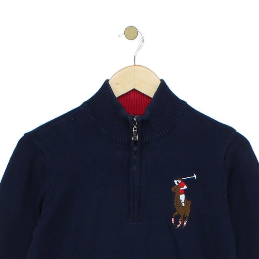 Womens 1/4 Zip Jumper Classic Fit