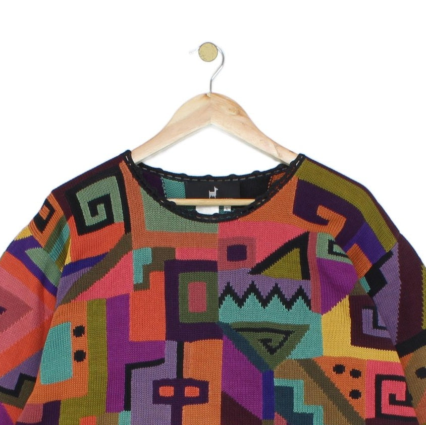 Womens Jumper Geometric