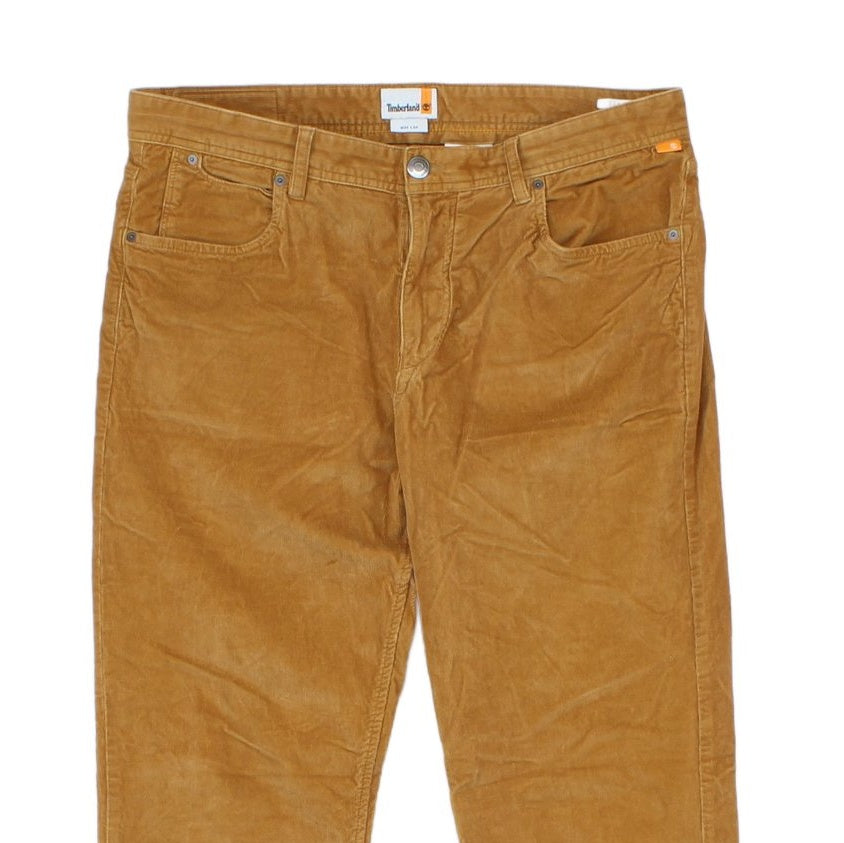 Mens Corduroy Trousers Durable Straight Fit