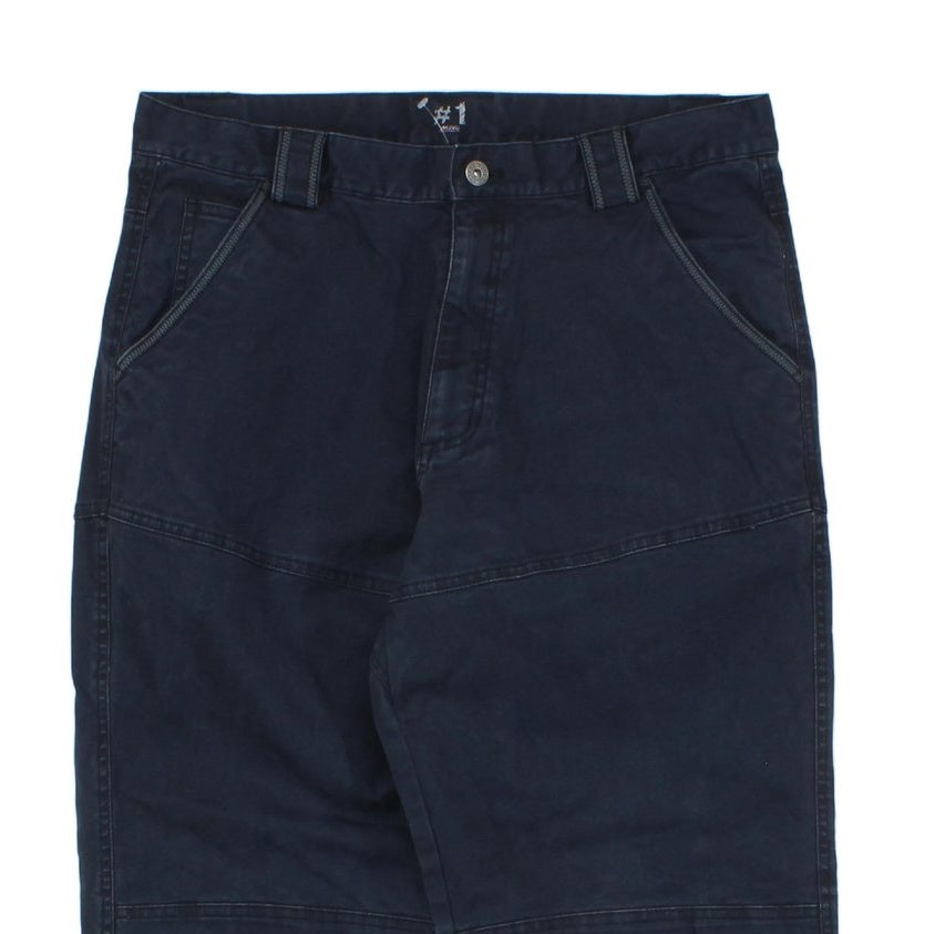 Mens Cargo Trousers Denim Relaxed