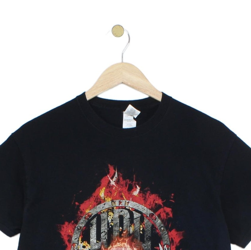 Mens Vintage Band T Shirt Heavy Metal Graphic
