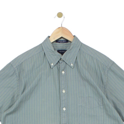 Mens Striped Shirt  Casual Button Down Short Sleeve