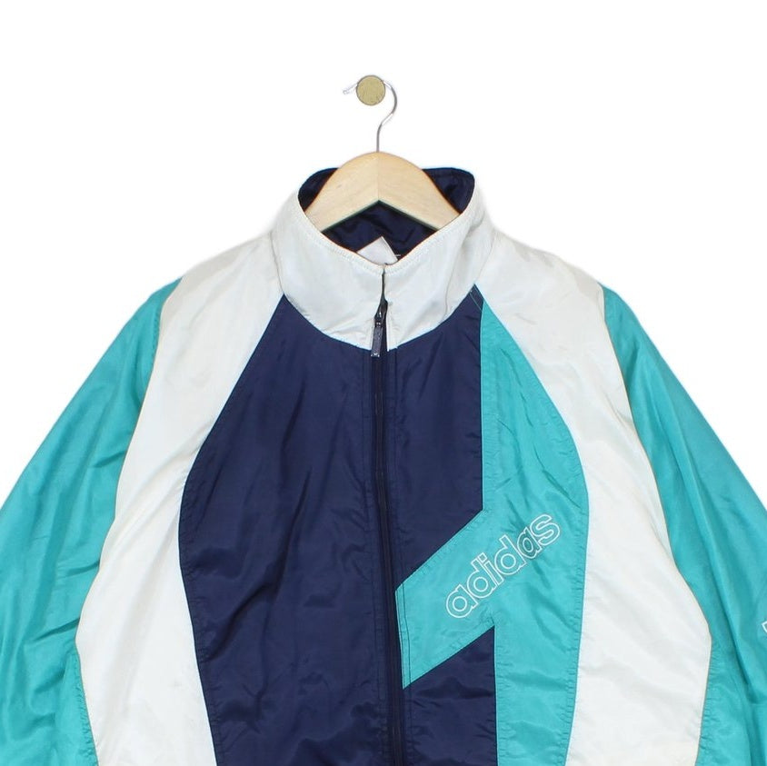 Mens Track Jacket Full Zip Colour Block