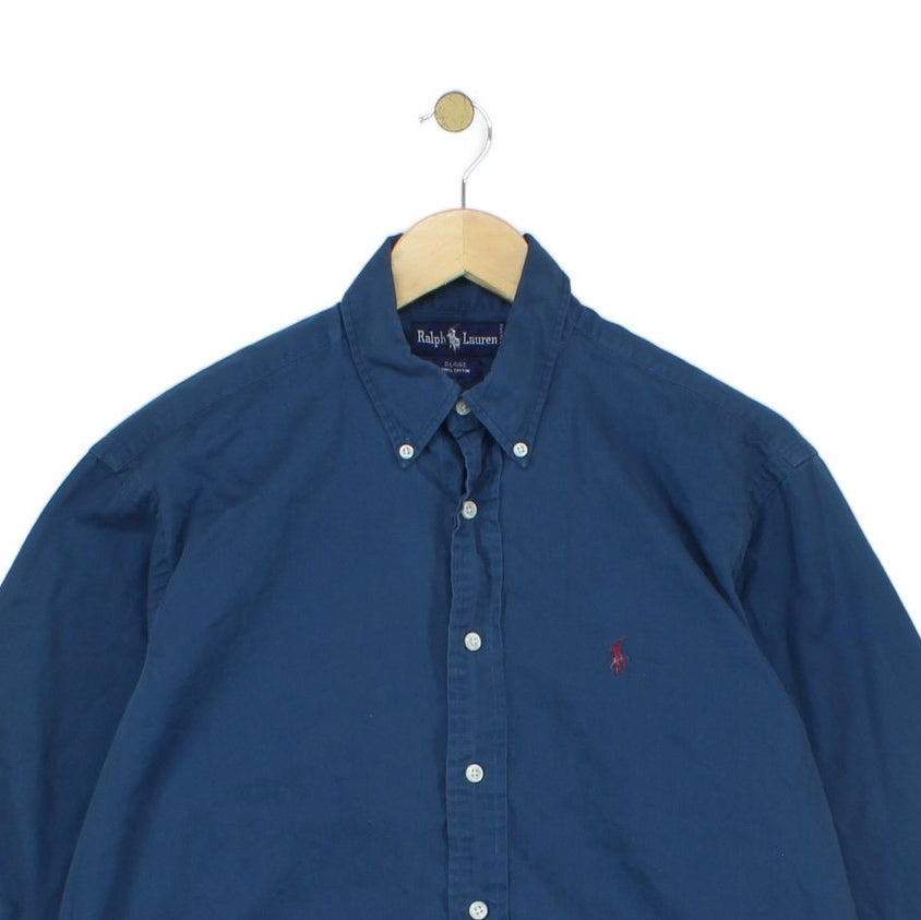 Mens Shirt Button Down Long Sleeve Cotton