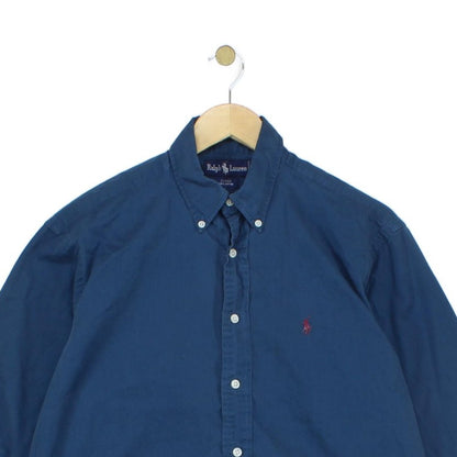 Mens Shirt Button Down Long Sleeve Cotton