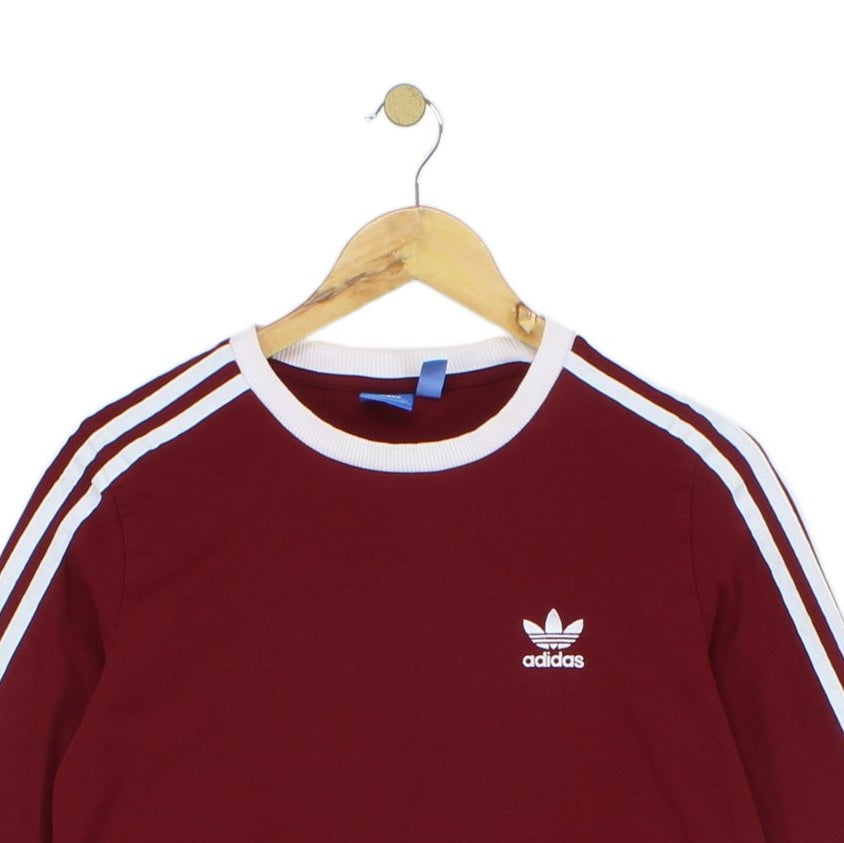 Womens T-Shirt Athletic Retro Long Sleeve