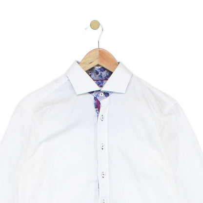 Mens Shirt Long Sleeve Collar Formal