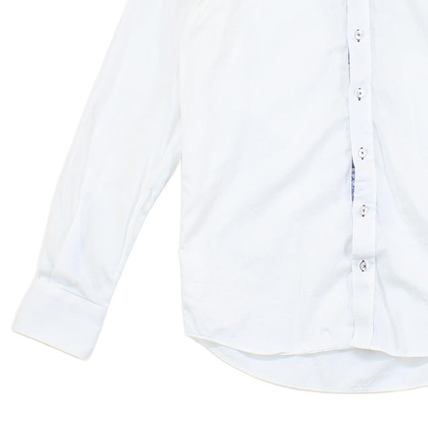 Mens Shirt Long Sleeve Collar Formal