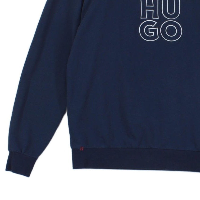 Mens Sweatshirt Logo Crew Neck Long Sleeve