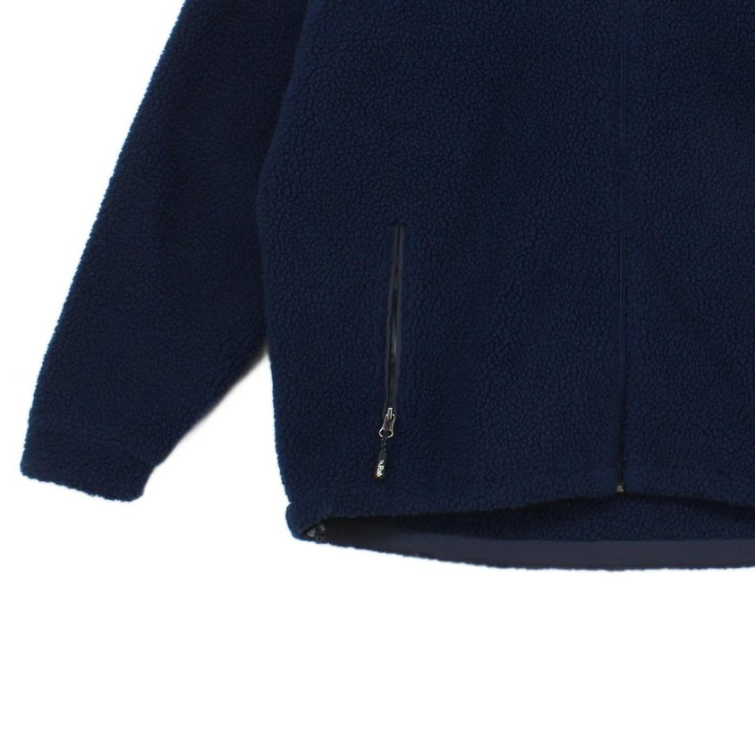 Mens Double Pile Fleece Jacket Full Zip Outdoor