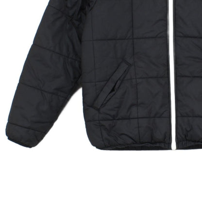 Boys Quilted Jacket Hooded Full Zip Reversible