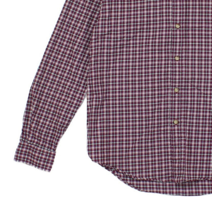 Mens Check Shirt Custom Fit Button Down
