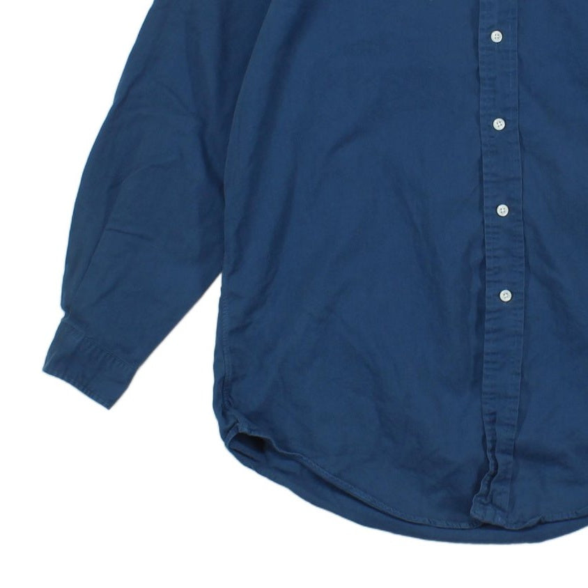 Mens Shirt Button Down Long Sleeve Cotton