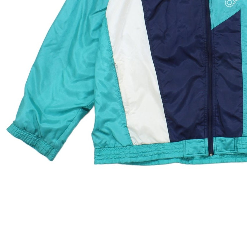 Mens Track Jacket Full Zip Colour Block