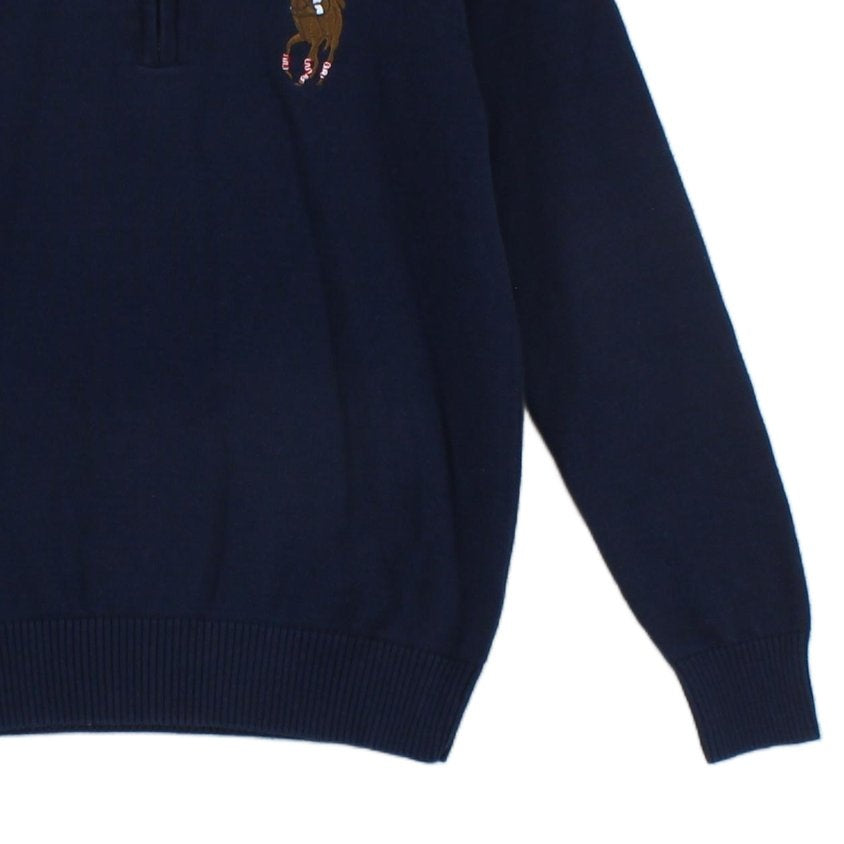 Womens 1/4 Zip Jumper Classic Fit