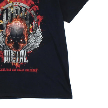 Mens Vintage Band T Shirt Heavy Metal Graphic