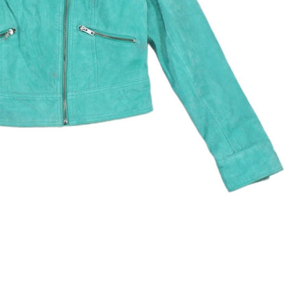 Womens Leather Jacket  Biker Outerwear
