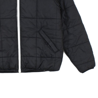 Boys Quilted Jacket Hooded Full Zip Reversible